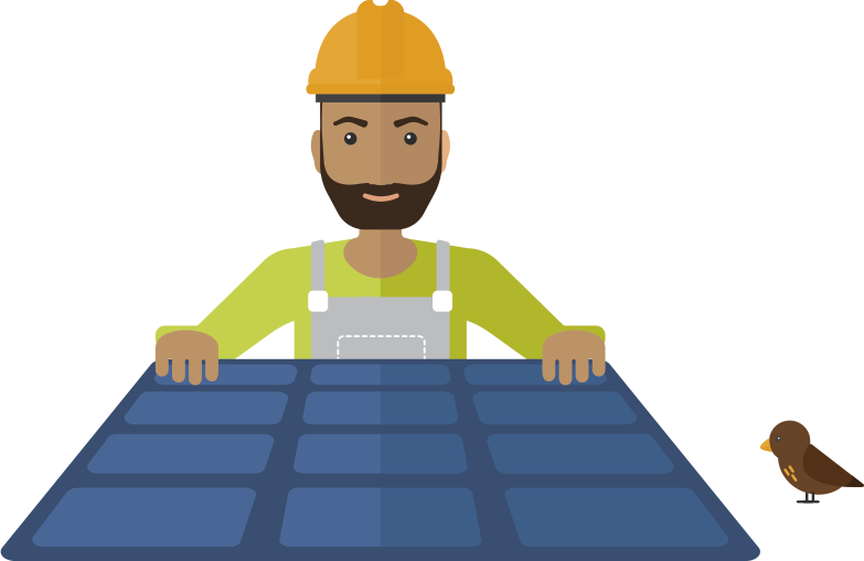 Zonnepanele-installatie Zonnepanele installatie